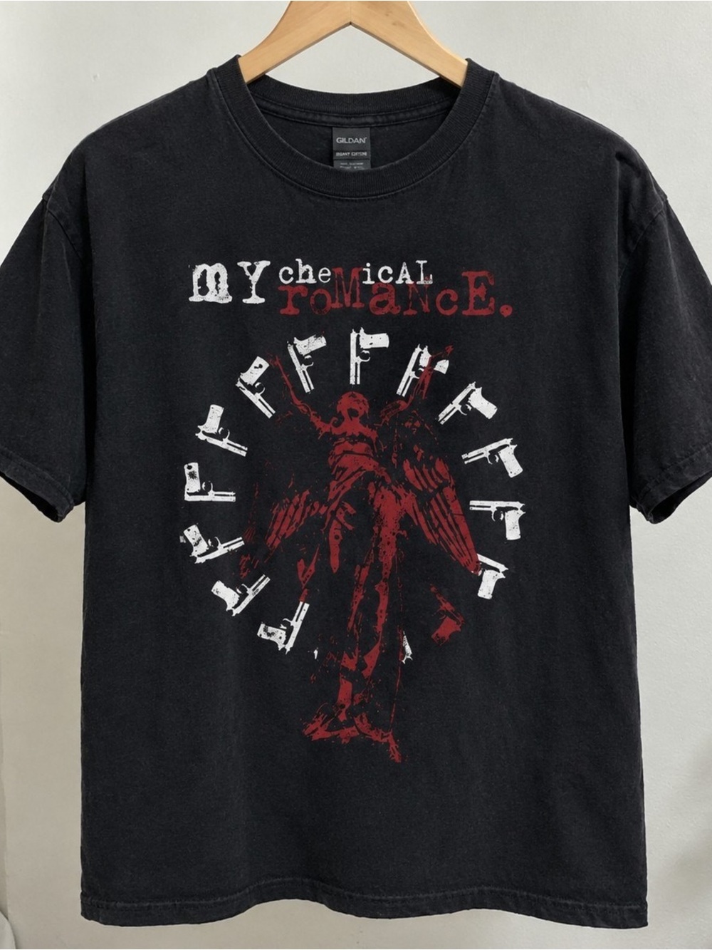 My Chemical Romance Angel Guns Graphic T-Shirt Black Unisex